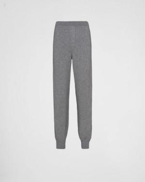 Prada Cashmere Pants Grises | BNFX0410