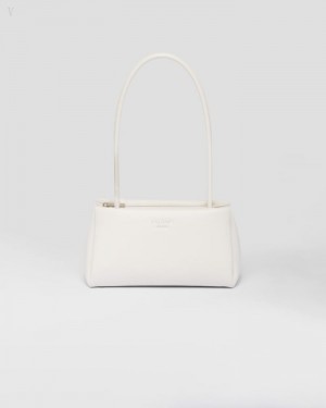 Prada Cuero Mini-bag Blancos | IASR0606