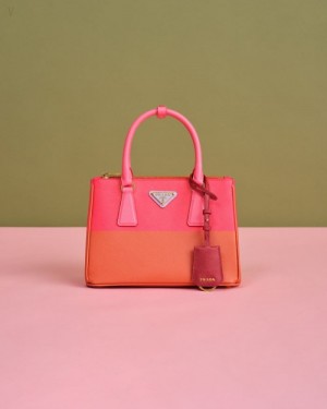 Prada Small Galleria Saffiano Special Edition Bag Cobra | EYHN8286