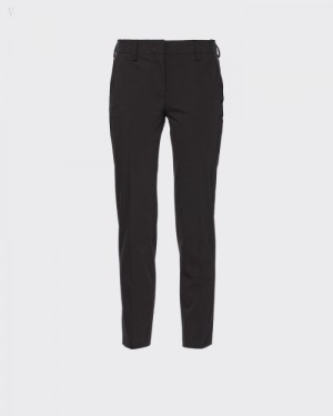 Prada Technical Stretch Fabric Trousers Negros | CSON6351