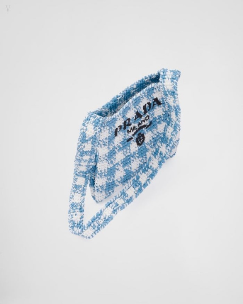 Prada Crochet Bag Azules Claro | EOIH8900