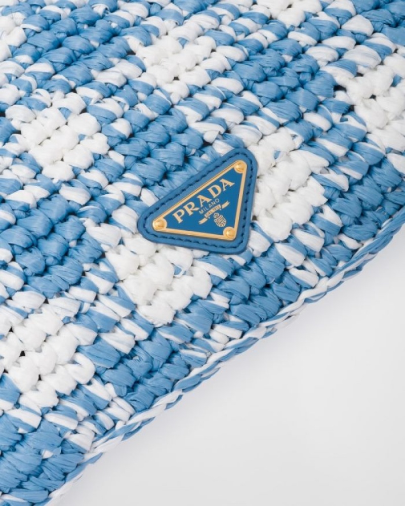 Prada Crochet Bag Azules Claro | EOIH8900