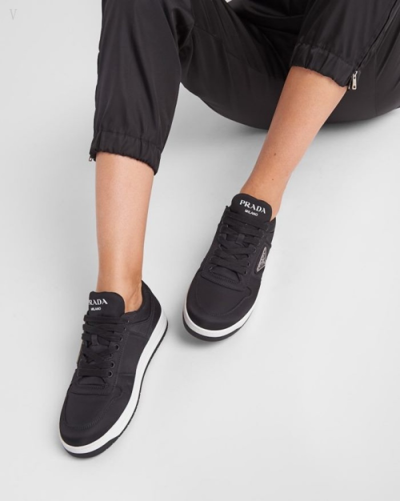 Prada Re-nylon Gabardine Sneakers Negros | YWHB1187