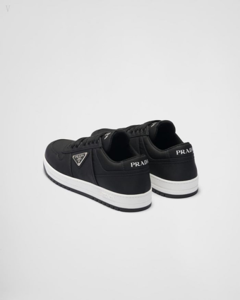 Prada Re-nylon Gabardine Sneakers Negros | YWHB1187