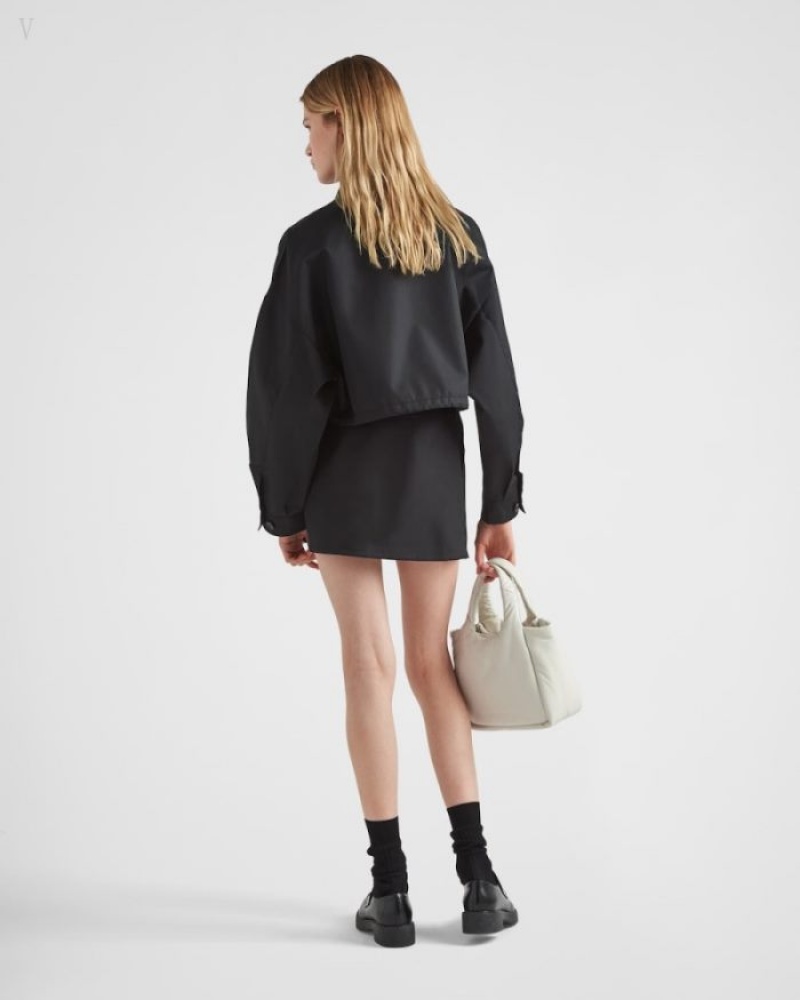 Prada Re-nylon Miniskirt Negros | WPLH4371