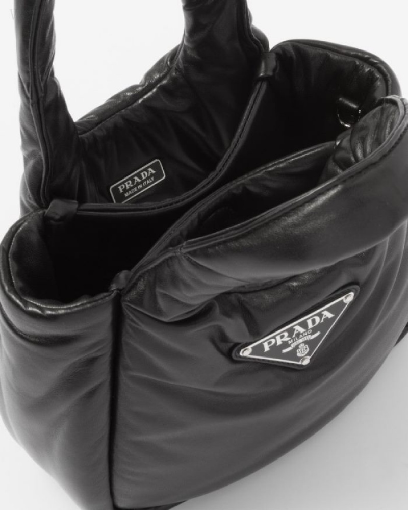 Prada Small Acolchado Soft Nappa-leather Bag Negros | VFAA1537
